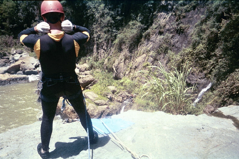 One of our guides making sure no accidents happen