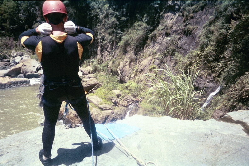 One of our guides making sure no accidents happen