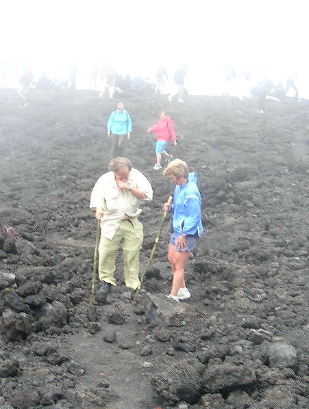 Marge & Ron at the top