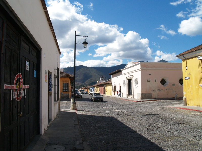 Tercera calle poniente, Antigua, Guatemala, January 12, 2006