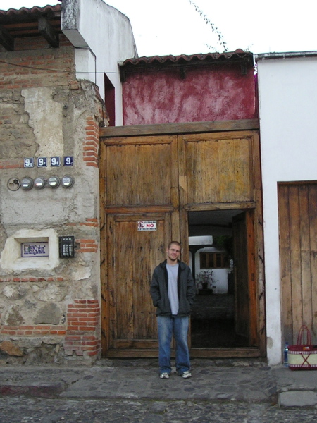 Ben at El Solar, Antigua, Guatemala, January 8, 2006