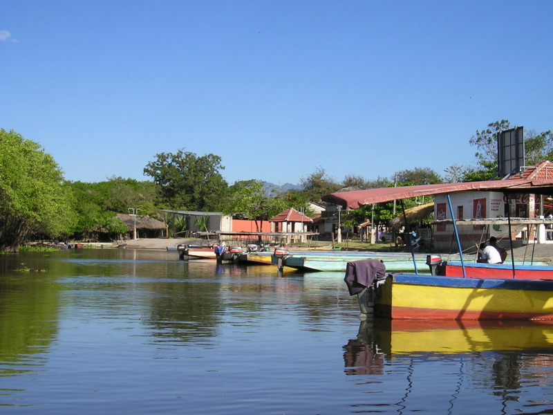 Ferry at Monterrico, Guatemala, January 8, 2006