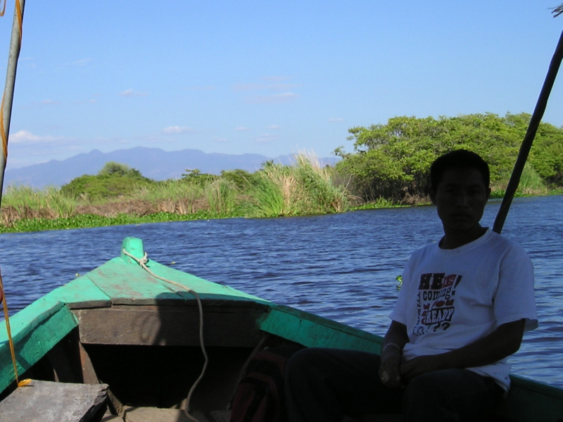 Ferry from Monterrico, Guatemala, January 8, 2006