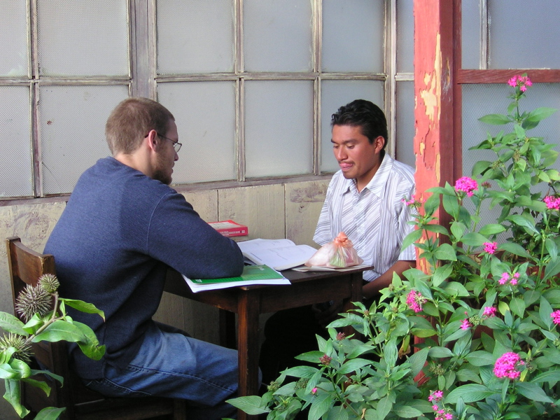 Ben & Juan, PLFM, Antigua, Guatemala, January 10, 2006