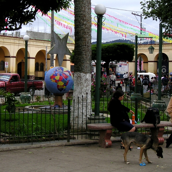 Plaza Cataluna, San Juan, Guatemala, January 11, 2006