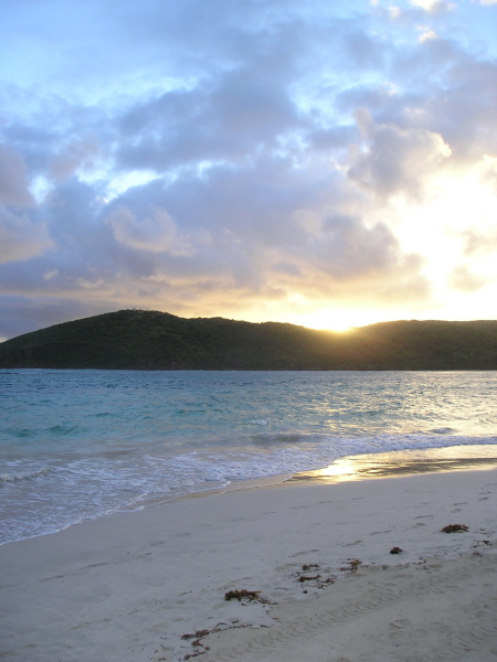 Sunrise at Flamenco Beach