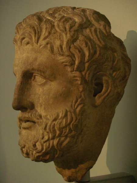 Plato Bust, British Museum, July 26, 2007
