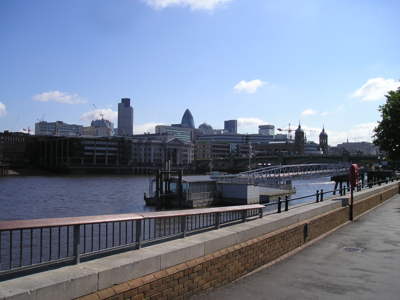 South Bank, River Thames, July 28, 2007