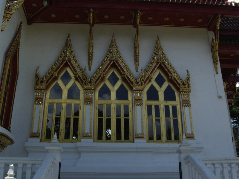 Detail, Buddhapadipa Thai Temple, Wimbledon, July 29, 2007