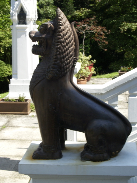 Detail, Buddhapadipa Thai Temple, Wimbledon, July 29, 2007