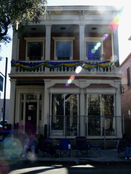 Mardi Gras, New Orleans, February 2, 2008 -- St. Charles Ave