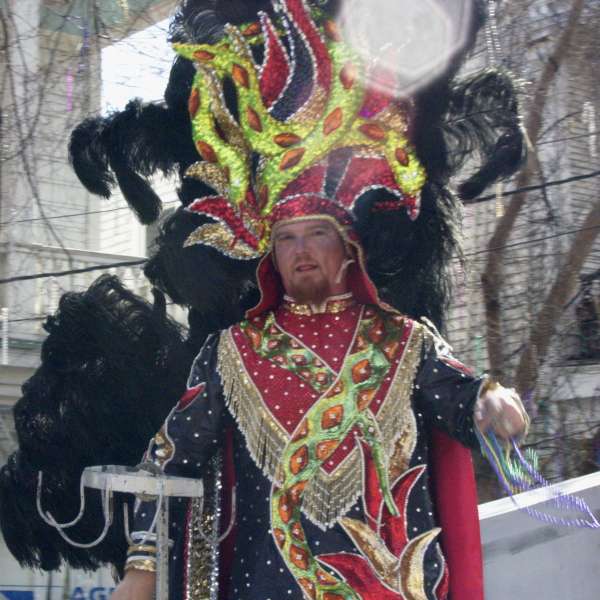 Mardi Gras, New Orleans, February 2, 2008 -- Krewe of Iris Duke