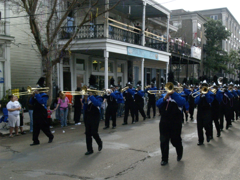 Mardi Gras, New Orleans, February 2, 2008 -- St Charles Ave
