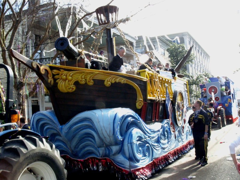02/02/08 -- Krewe of Tucks Navy Recruiters