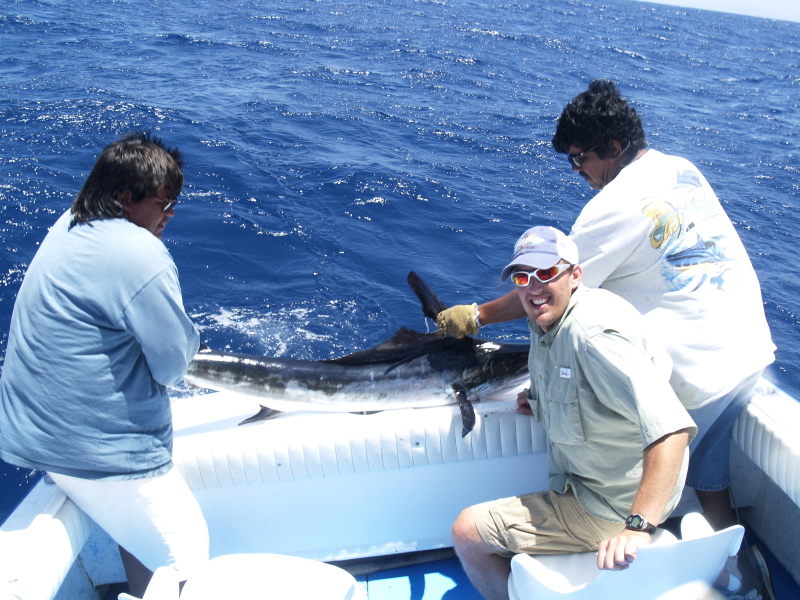 Punta Colorada, July 23, 2008 -- Jimmie's Marlin