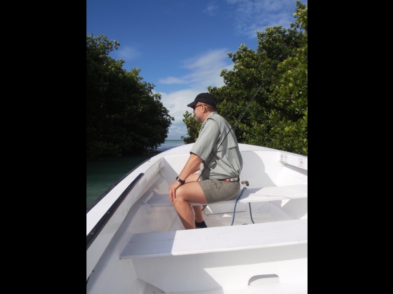 On the flats, Caye Caulker, February 20, 2011