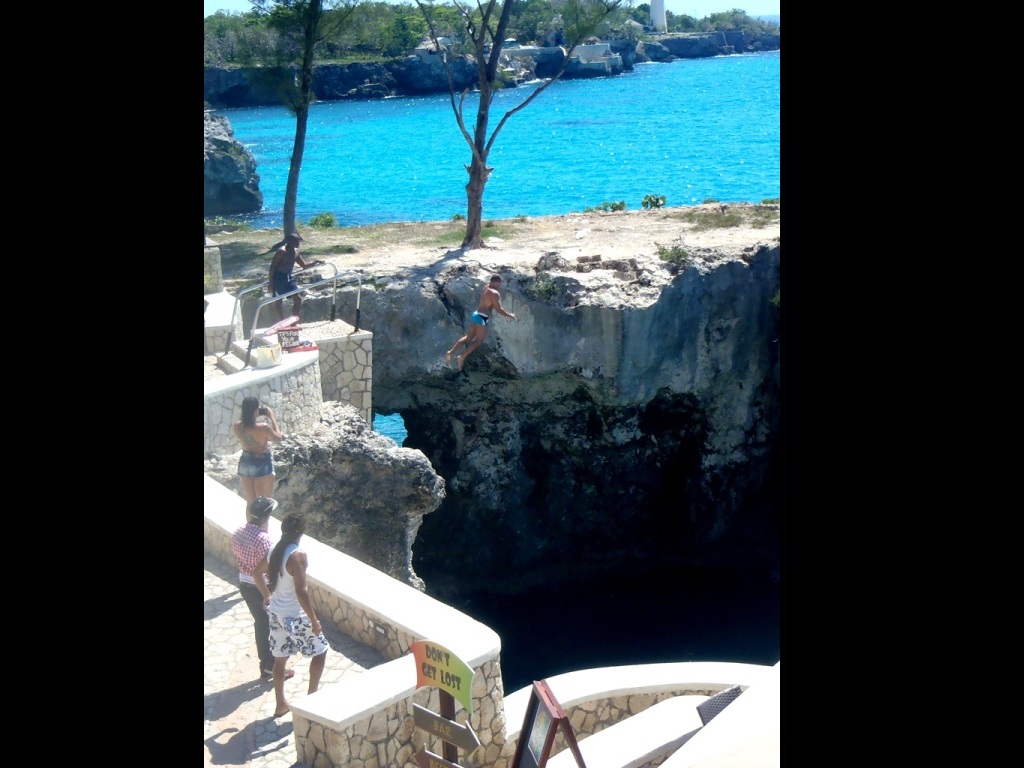 Cliff Jumper Rick's Cafe Negril Frebruary 13, 2013