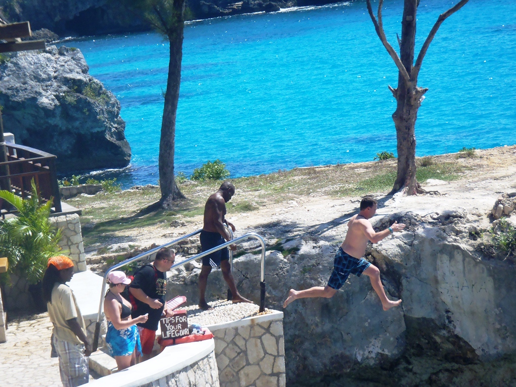 Cliff Jumper Rick's Cafe Negril Frebruary 13, 2013