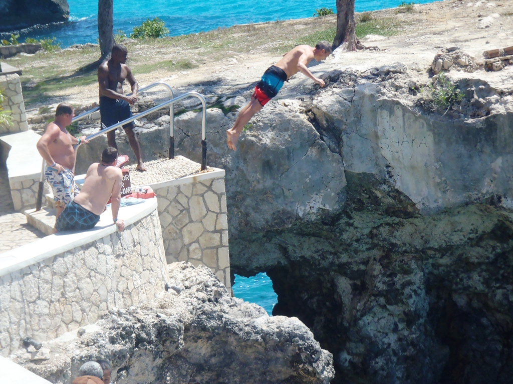 Cliff Diver Rick's Cafe Negril Frebruary 13, 2013