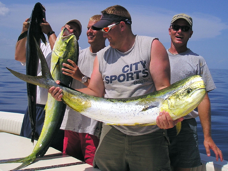 Dolfin Boys aboard the Third Generation, July 14, 2004