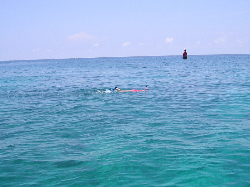 Marge on Crocker Reef, 07/22/04